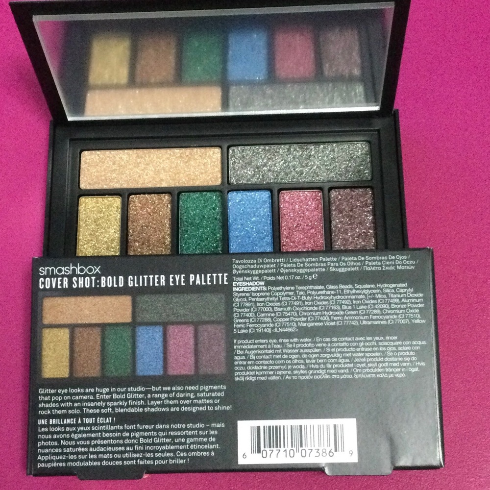 SMASHBOX BOLD GLITTER EYESHADOW PALETTE